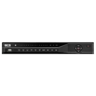 8 csatornás IP rögzítő BCS-L-NVR0802-A-4KE, akár 8Mpx felbontású kamerákkal való együttműködés