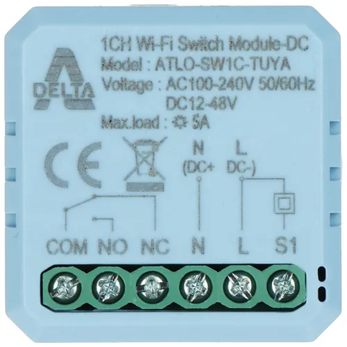 Inteligentny przełącznik ATLO-SW1C-TUYA Wi-Fi, Tuya Smart