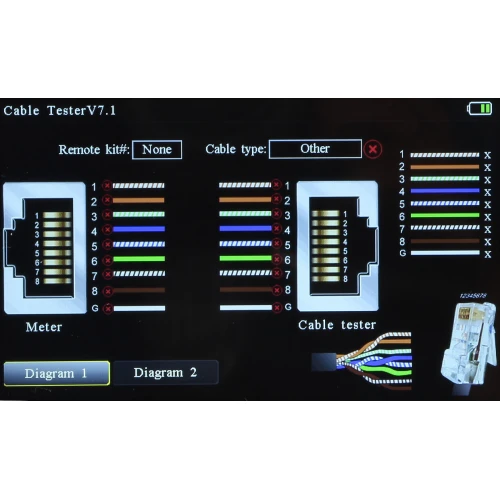 AHD, HD-CVI, HD-TVI, PAL MS-ACT50-4K 5 hüvelykes monitor