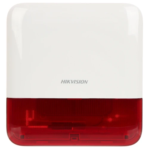 Vezeték nélküli külső jelző DS-PS1-E-WE/RED AX Hikvision