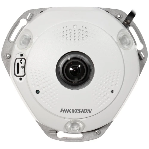 Vandalbiztos IP kamera DS-2CD63C5G0-IVS Fish Eye Hikvision