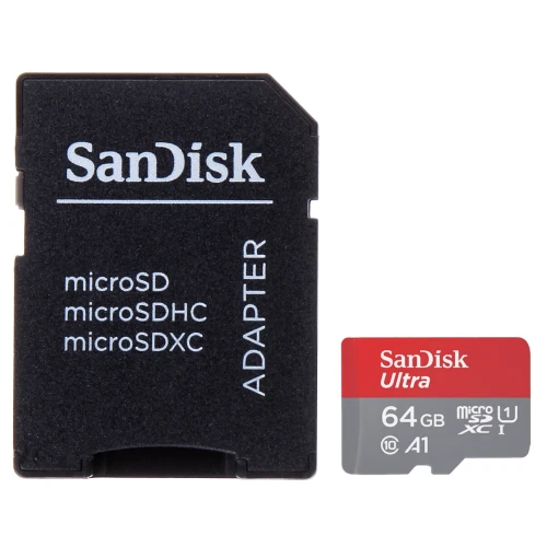 SD-MICRO-10/64-SAND UHS-I, SDXC 64GB Sandisk memóriakártya
