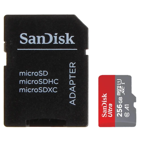 SD-MICRO-10/256-SANDISK UHS-I sdxc 256GB Sandisk memóriakártya
