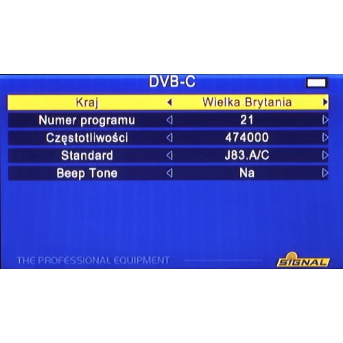 Univerzális mérő ST-5150 DVB-T/T2 DVB-S/S2 DVB-C SIGNAL