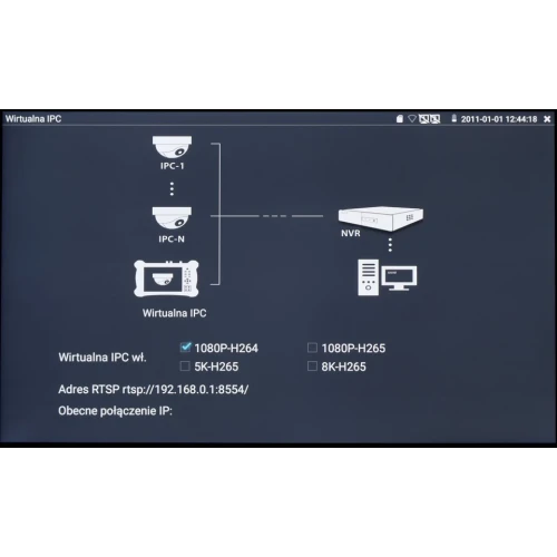 Optikai reflektométer CCTV teszterrel CS-R4-50H