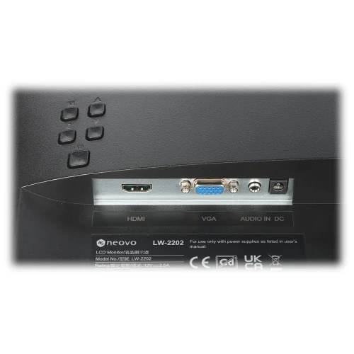 NEOVO/LW-2202 21.5" vga, hdmi, audio monitor