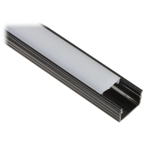 Felszíni fekete LED szalagokhoz PR-LED/SB2/2M profil lámpaburával