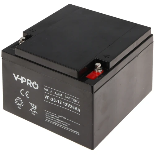 12V/26AH-VPRO Akkumulátor