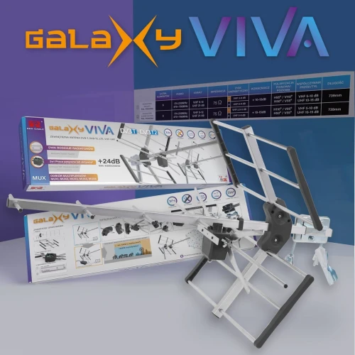 GALAXY VIVA DVB-T irányított TV antenna kültéri