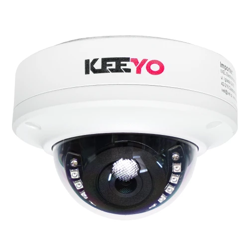 EURA AK-02B3 belső kupolás kamera utánzat, fehér