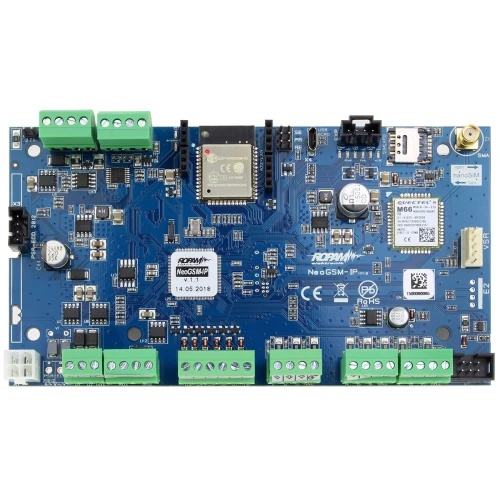 Ropam NeoGSM-IP riasztórendszer 6 Bosch mozgásérzékelővel, TPR-4BS kezelőpanellel és SPL-5010 jelzőberendezéssel