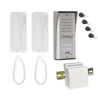 CYFRAL COSMO 2-lakásos kaputelefon szett