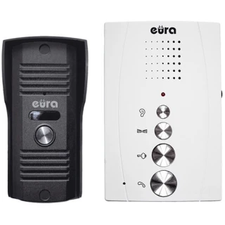 EURA ADP-11A3 INVITO 1-családos hangos beszélgetős, kagyló nélküli kaputelefon