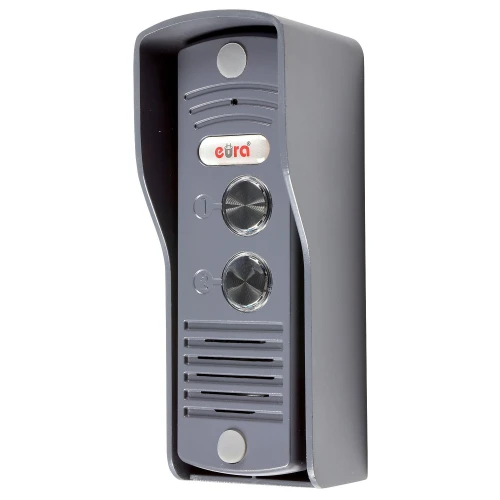 EURA ADP-32A3 "DUO" 2 családos grafit-ezüst külső kis dobozú kaputelefon, INTERKOM