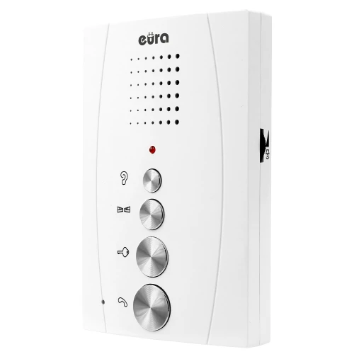 EURA ADP-38A3 ENTRA szett fehér egy családos hangos beszélő doboz kódolóval