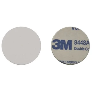 ST-31M25 RFID lemez 13,56MHz, eredeti Ntag213, 144B mem., NFC, ID 7B, számozás nélkül, fémre, átm. 25 mm