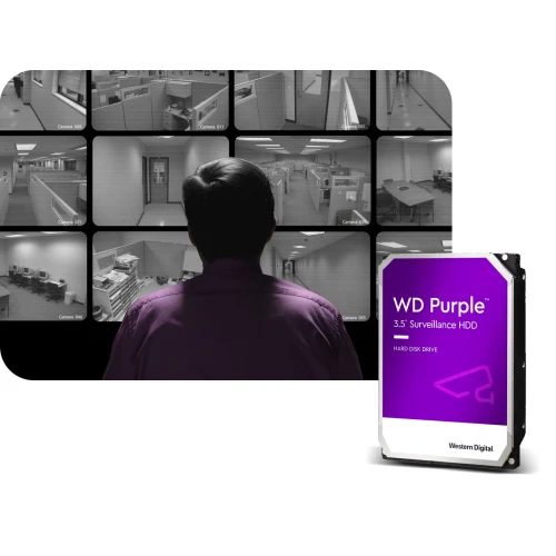 WD Purple 6TB merevlemez megfigyeléshez
