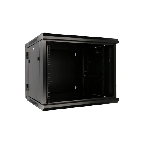 Extralink 12U 600x600 AZH Fekete | Rack szekrény | falra szerelhető, két szekciós