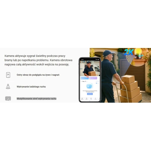 Zestaw EZVIZ HG2 600 PRO do bram przesuwnych 600kg z kamerą