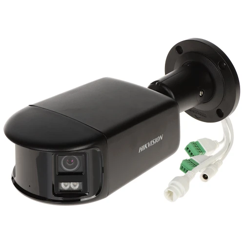 IP kamera DS-2CD2T87G2P-LSU/SL(4MM)(C)/BLACK panoráma ColorVu - 7.4Mpx 2x 4mm Hikvision