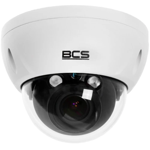 Kamera IP sieciowa kopułowa BCS-DMIP3201IR-V-V 2Mpx z funkcją IR do 30m zapewnia wysokiej jakości transmisję online. Urządzenie umożliwia streaming RTMP, idealne do monitoringu w różnych warunkach oświetleniowych.