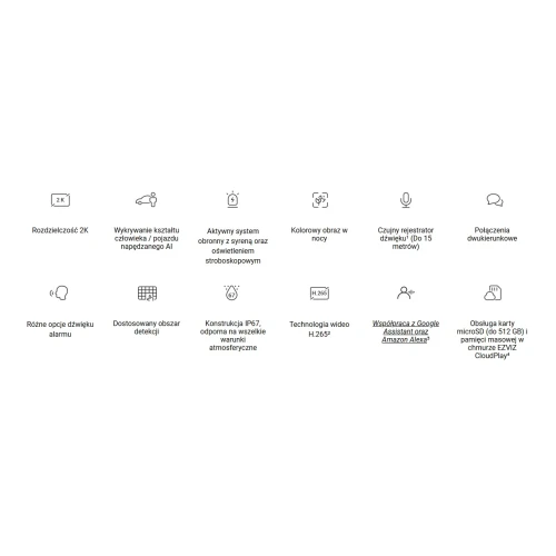 CS-H4 4Mpx kupolakamera, IR 30m EZVIZ