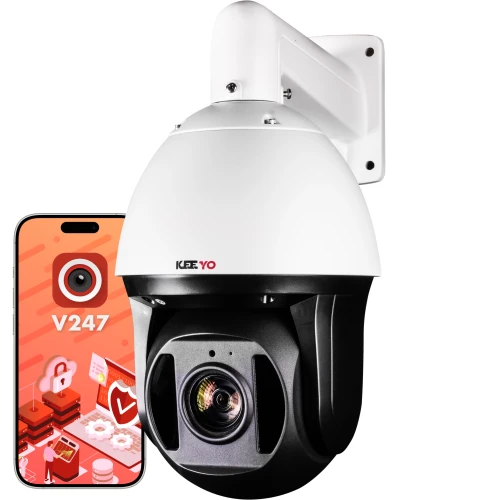 KEEYO LV-V-IP5M80PTZ-X36 forgatható IP kamera, 5Mpx, 36x zoom, IR 120m