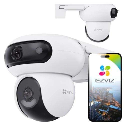 EZVIZ H90 Dual forgó IP Wi-Fi kamera, AI, automatikus követés