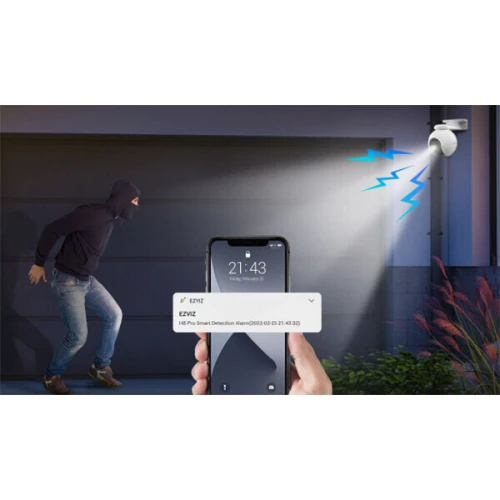 EZVIZ H8 Pro 3k 5Mpx WiFi forgatható kamera Okos észlelés, követés