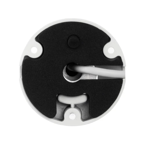 Kamera sieciowa IP KEEYO LV-IP5M3TFE-II 5Mpx w białej obudowie z widocznym obiektywem i logo producenta. Urządzenie przeznaczone do monitoringu zewnętrznego i wewnętrznego.