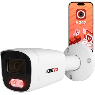 5Mpx IP csőkamera IR25m KEEYO LV-V-IP5M25TF-B