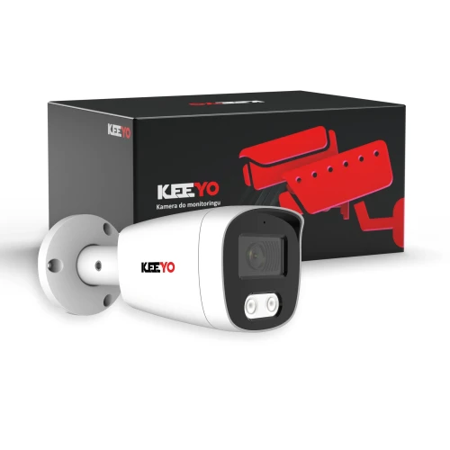 KEEYO LV-V-IP8M25TF-B-II 8Mpx IR 25m cső IP kamera