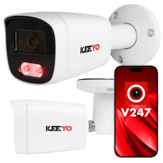 KEEYO LV-V-IP8M25TF-B-II 8Mpx IR 25m cső IP kamera