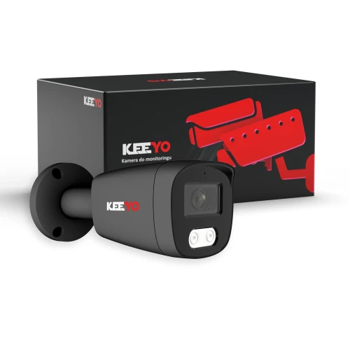 KEEYO LV-V-IP5M25TF-DL-G 5 Mpx cső IP kamera, hibrid IR/LED megvilágítással