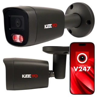 5Mpx IP csőkamera IR 25m KEEYO LV-V-IP5M25TF-G-II AI Audio