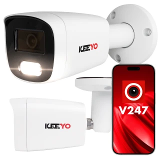 KEEYO LV-V-IP5M25TF-DL 5Mpx cső IP kamera, hibrid IR/LED megvilágítással