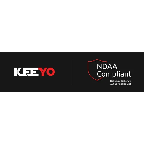 IP dómkamera KEEYO LV-V-IP5M25DF-ADC 5Mpx, aktív elrettentés, hibrid IR/LED megvilágítás