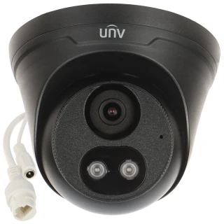 Vandálbiztos IP kamera IPC3614LE-ADF28KC-WL-BLACK ColorHunter - 4Mpx 2.8mm UNIVIEW