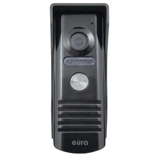 EURA VDA-11A3 EURA CONNECT egycsaládos moduláris külső videó kaputelefon kazetta, grafit, fehér fény