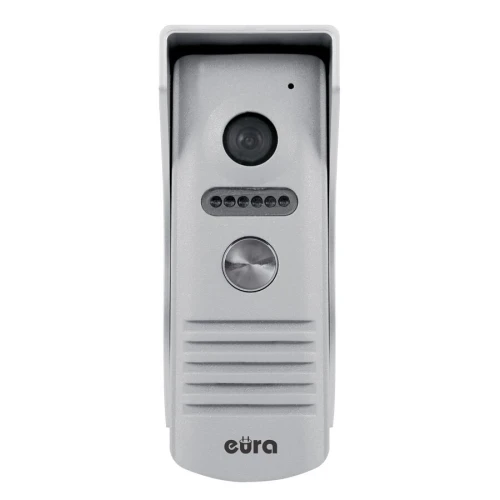 EURA VDA-13A3 EURA CONNECT egycsaládos moduláris külső videó kaputelefon kazetta, szürke, infravörös fény