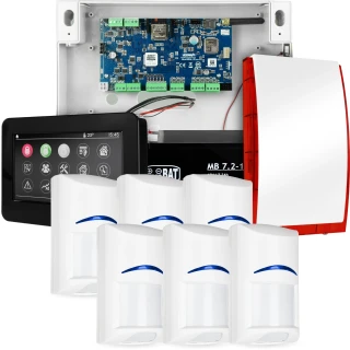 Teljes NEOLTE-IP riasztórendszer, 6x BOSCH érzékelő, TPR-4BS-P, GSM WiFi