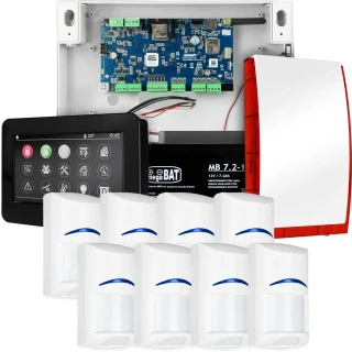 Komplett riasztórendszer NEOLTE-IP, 8x BOSCH érzékelő, TPR-4BS-P, GSM WiFi