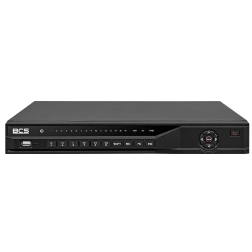 BCS-L-XVR1602-V 16 csatornás, kétlemezes, 5 rendszerű HDCVI/AHD/TVI/ANALOG/IP rögzítő