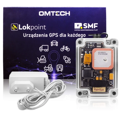 OMTECH LC-130 M-XT GPS nyomkövető, 3300 mAh, Lokpoint, Mágnesek, Töltő, PrePaid Kártya