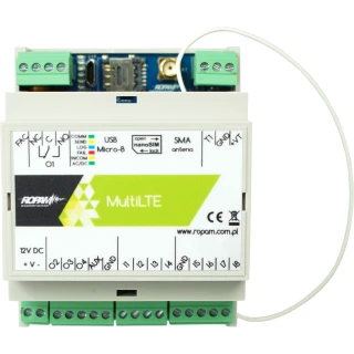 LTE/GPRS kommunikációs modul, 12V/DC, MultiLTE-RF-D4M Ropam