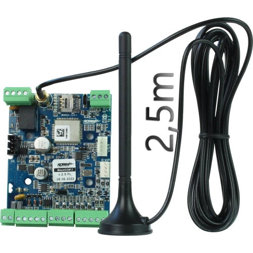 Ropam BasicGSM 2 GSM értesítési és vezérlő modul + AT-GSM-MAG antenna