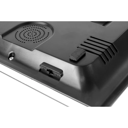 EURA VDA-10C5 monitor - fekete, érintőképernyős, 10'' LCD, AHD, WiFi, képmemória, 128GB SD