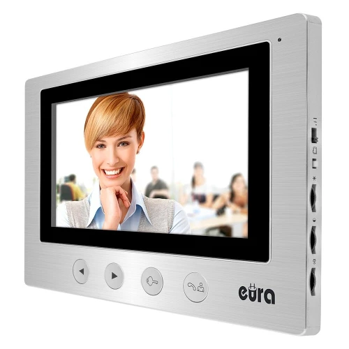 EURA VDA-20A3 EURA CONNECT ezüst monitor, 7'' képernyő, 2 bemenet megnyitása