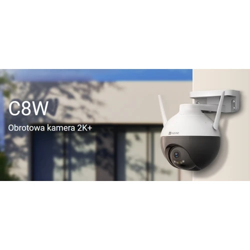 Vezeték nélküli forgatható EZVIZ C8W 2K+ WiFi IP kamera 64GB