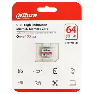 TF-S100/64GB microSD UHS-I DAHUA memóriakártya